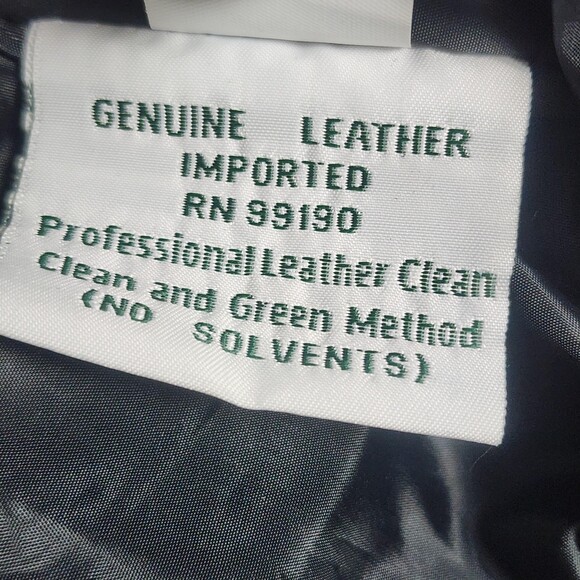 Taylor's Leatherwear Jacket Mens XL Black Leather Motorcycle Type 4473-Z - Picture 6 of 12